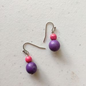 3 for $10 - Pink purple dangles